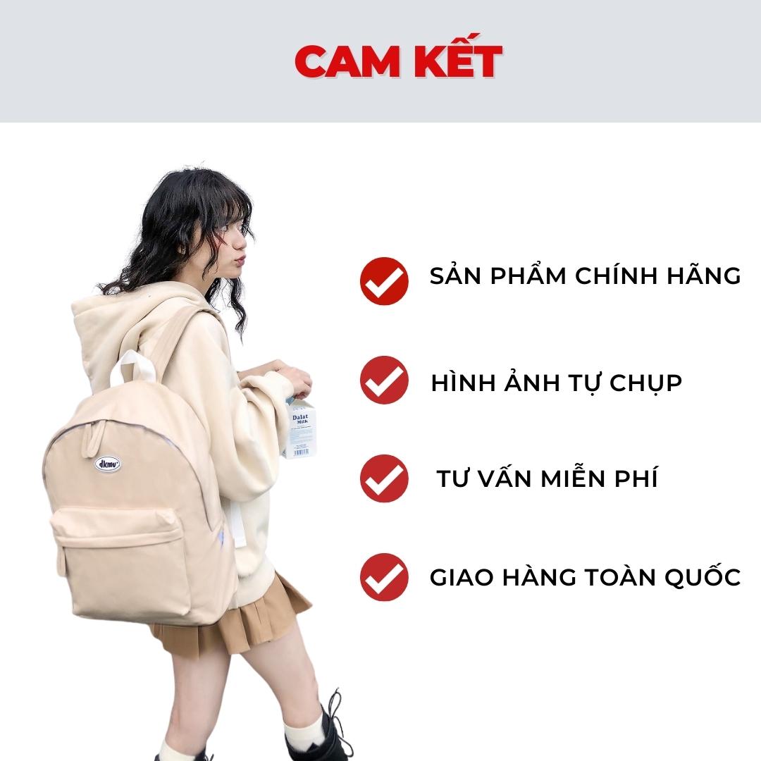 balo da đi học local brand màu tím dkmv