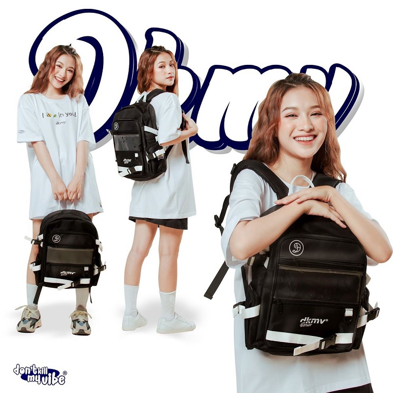 balo đi học local brand dưới 300k dkmv plastic backpack streetwear