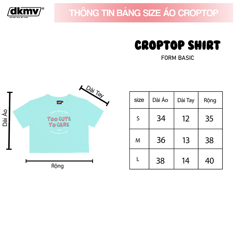 áo croptop nữ ôm tay ngắn dkmv