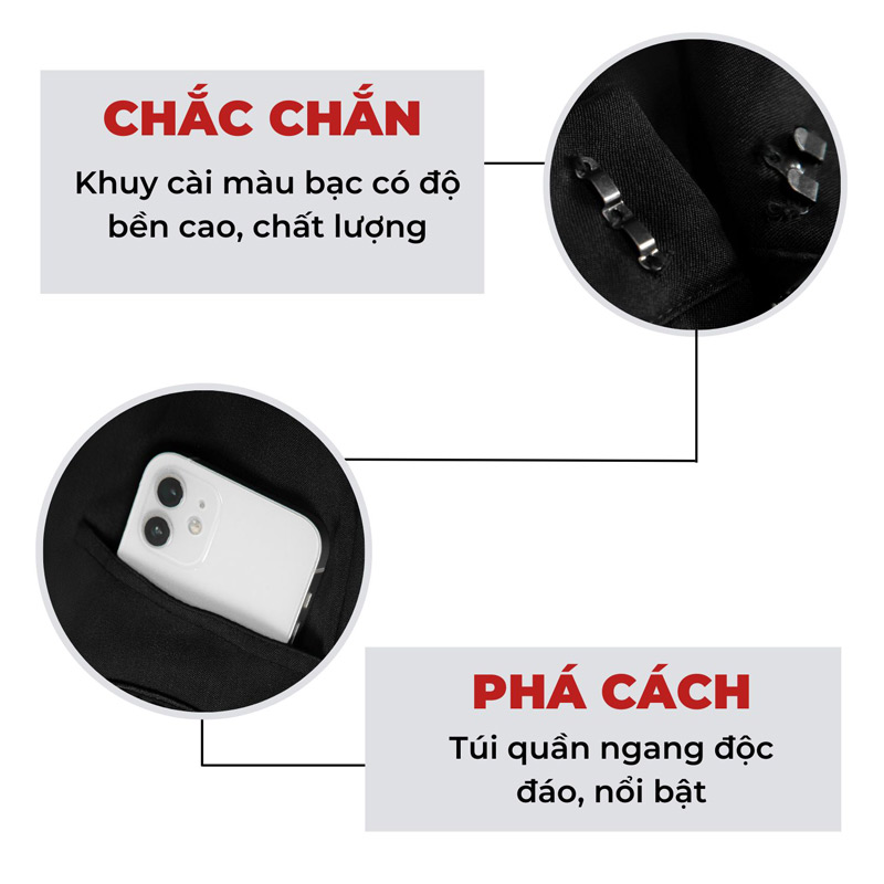 quần suông ống rộng local brand nữ đẹp dkmv streetwear