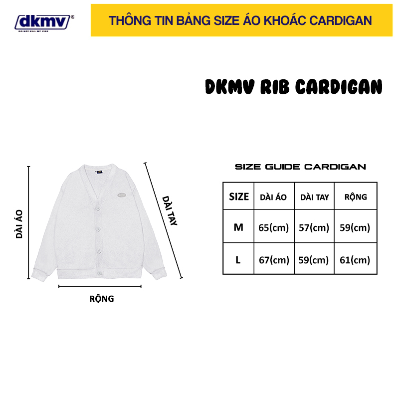 áo khoác cardigan local brand màu xám dkmv