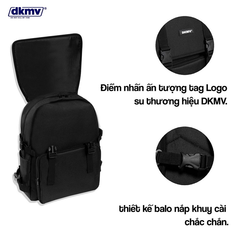 balo Local Brand đi học giá rẻ Basic Rubber Tag Backpack