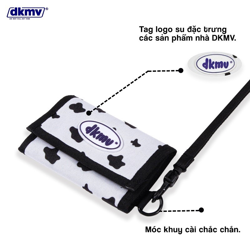 ví cầm tay local brand bò sữa dkmv