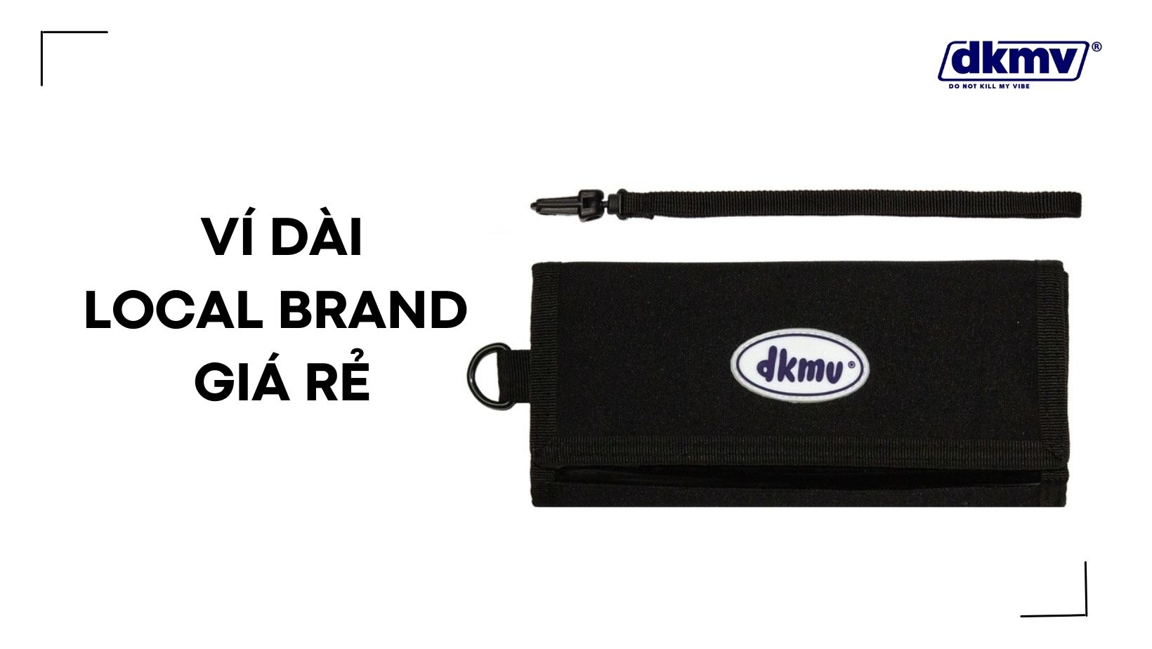 ví dài local brand giá rẻ long cow wallet dkmv