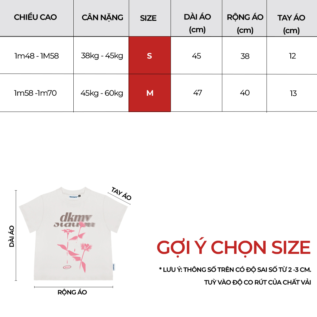 áo thun local brand nữ DKMV Baby Tee