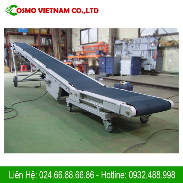 Cấu tạo và tính năng công dụng của Băng tải nâng hạ