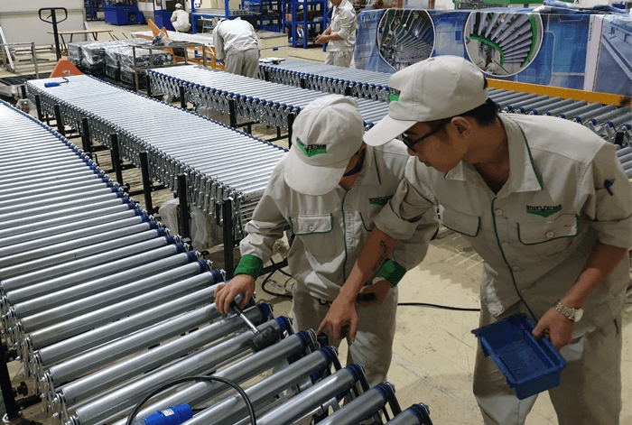 Băng tải trọng lực là gì? Có những loại băng tải trọng lực nào?