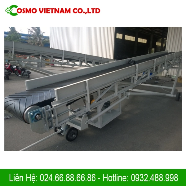 Cấu tạo và tính năng công dụng của Băng tải nâng hạ