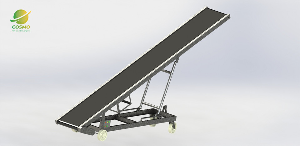 Những lợi ích nổi bật khi sử dụng băng tải lên xuống xe trong kho hàng