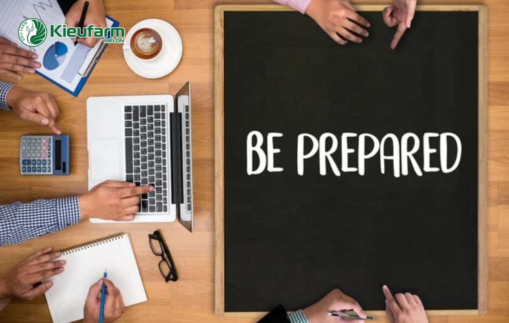 Chuẩn bị trước khi làm nhà màng dưa lưới