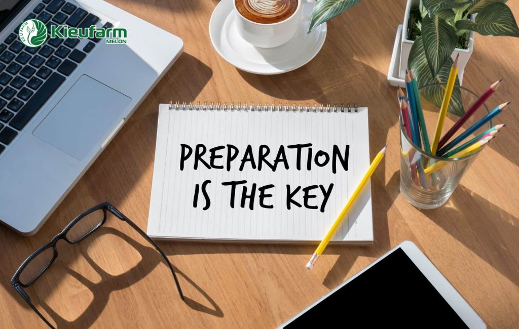 Chuẩn bị trước khi làm nhà màng dưa lưới