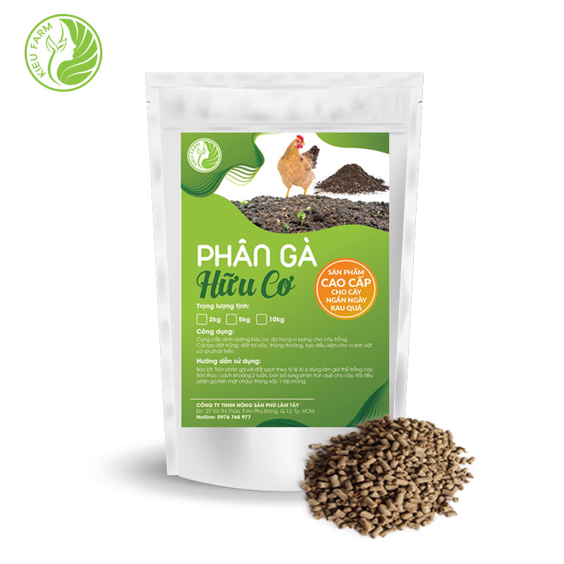 Phân gà nén viên - 5kg