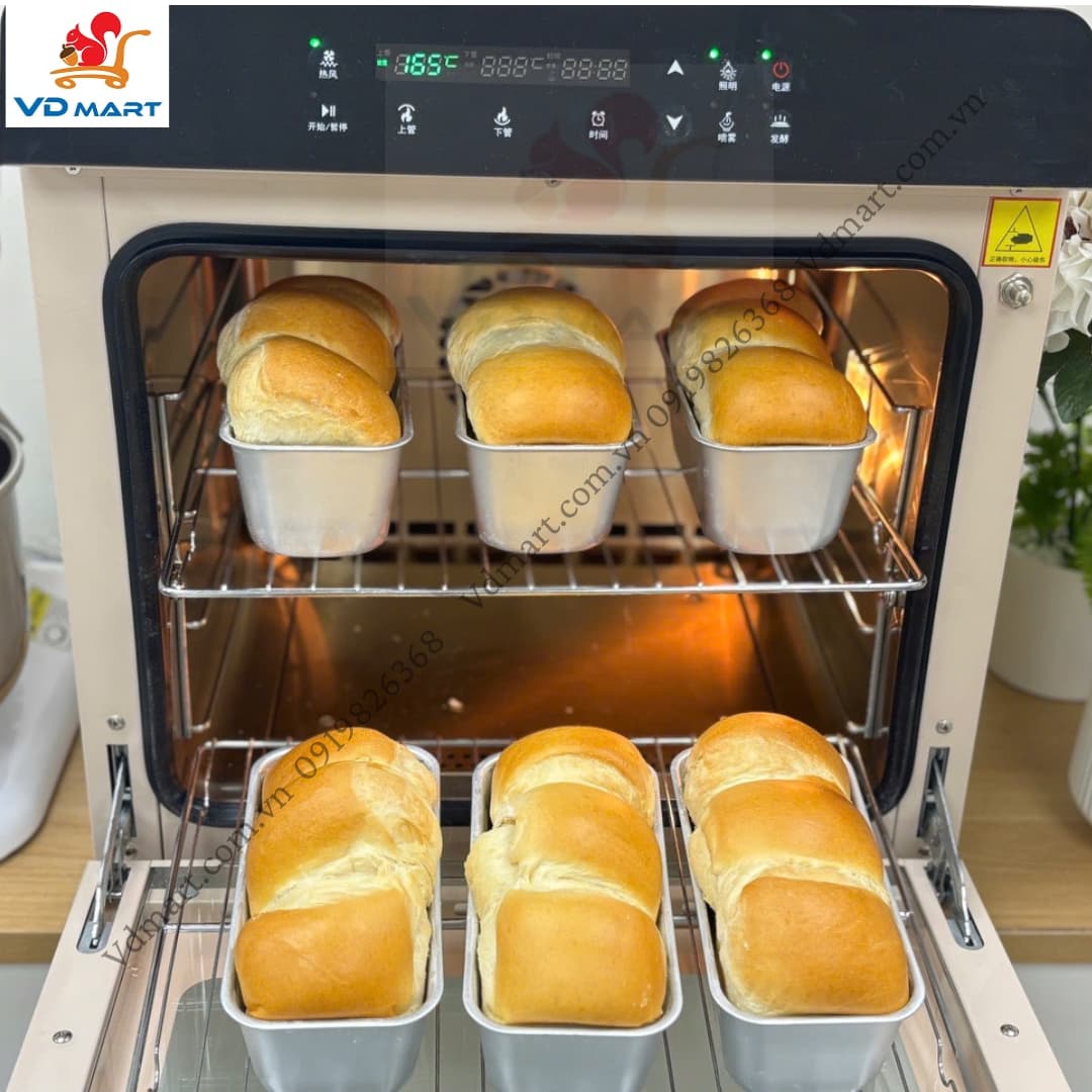 Hướng Dẫn Làm Bánh Mì Hokkaido Với Lò nướng Ukoeo 80s