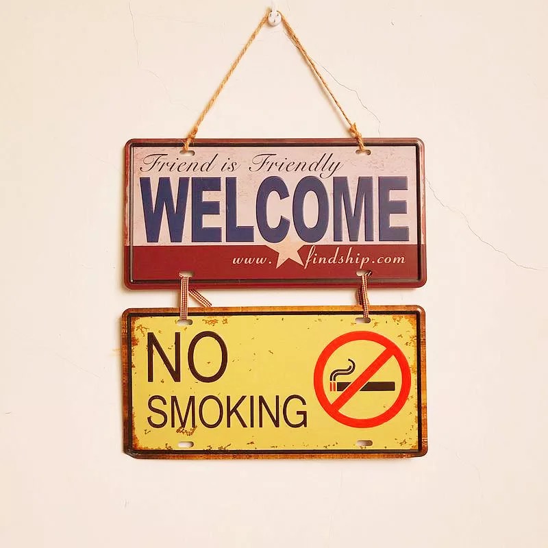 tranh_thiec_welcome_va_no_smoking_01