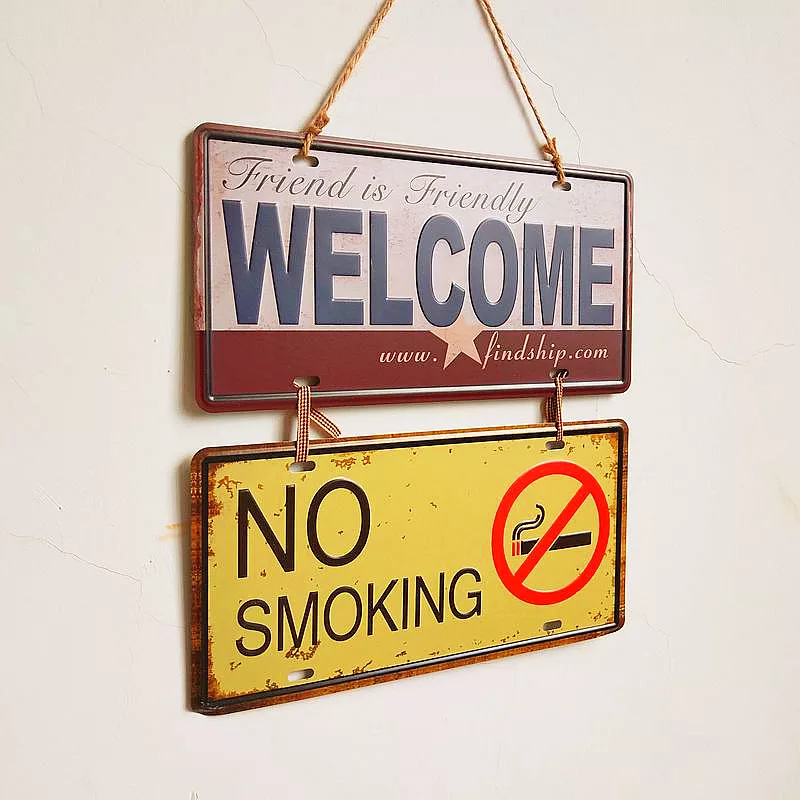 tranh_thiec_welcome_va_no_smoking_02