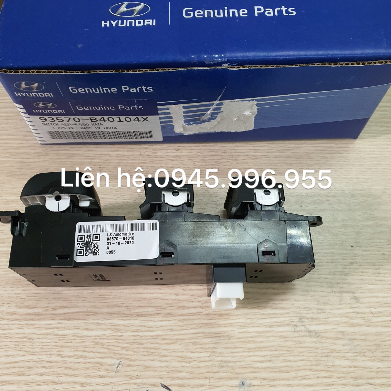 Công tắc nên xuống kính tổng Hyundai I10 Grand 93570B40104X