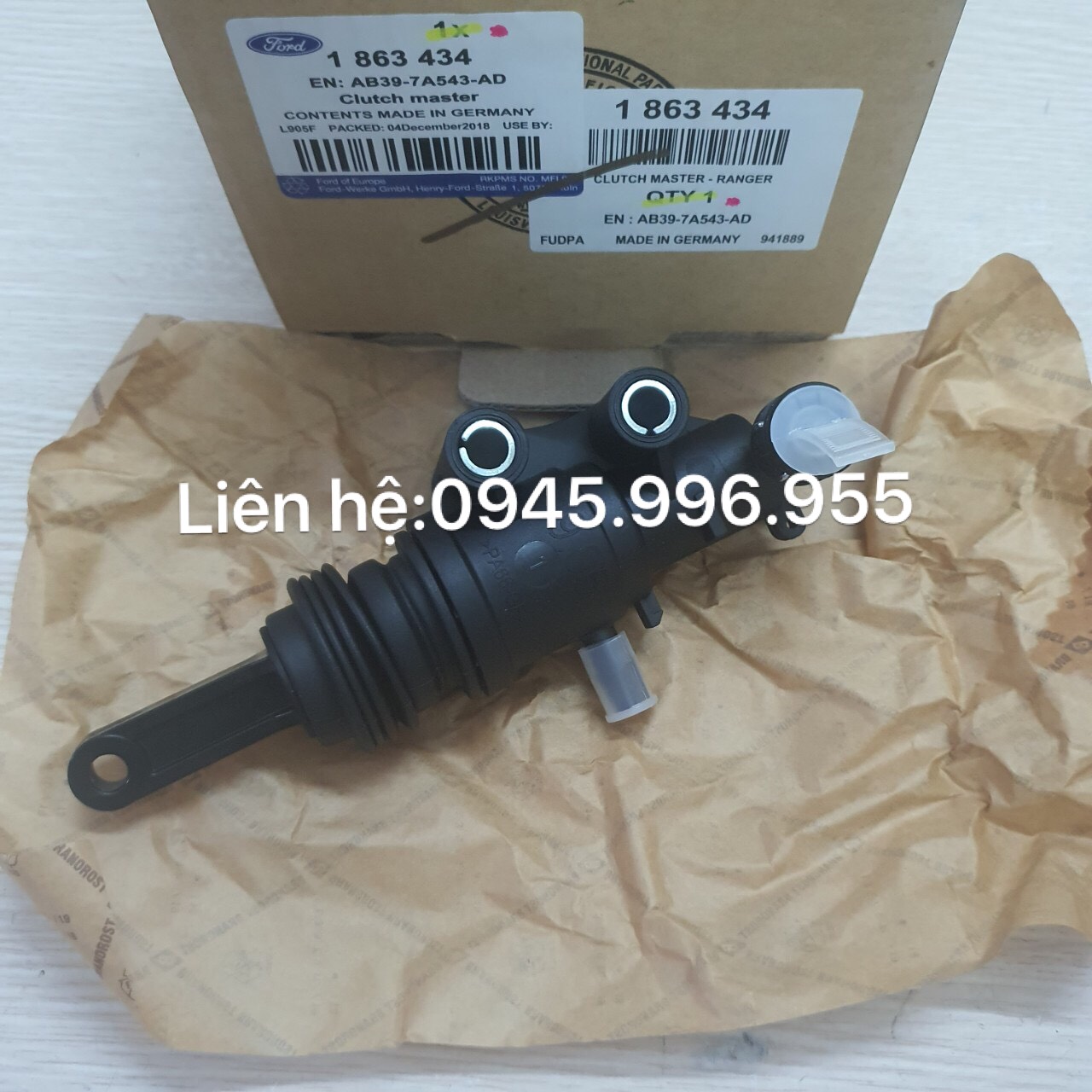 Tổng côn trên Ford Ranger 2013-2018 AB39-7A543-AD