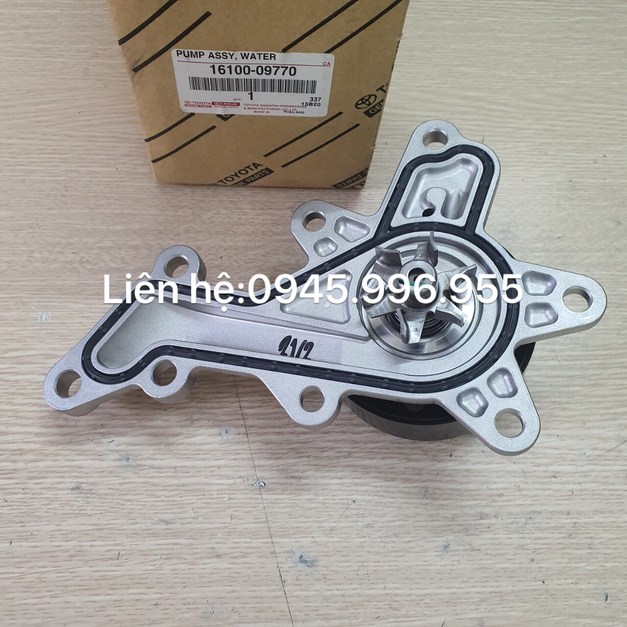 Bơm nước Vios máy 1NR,2NR 16100-09770