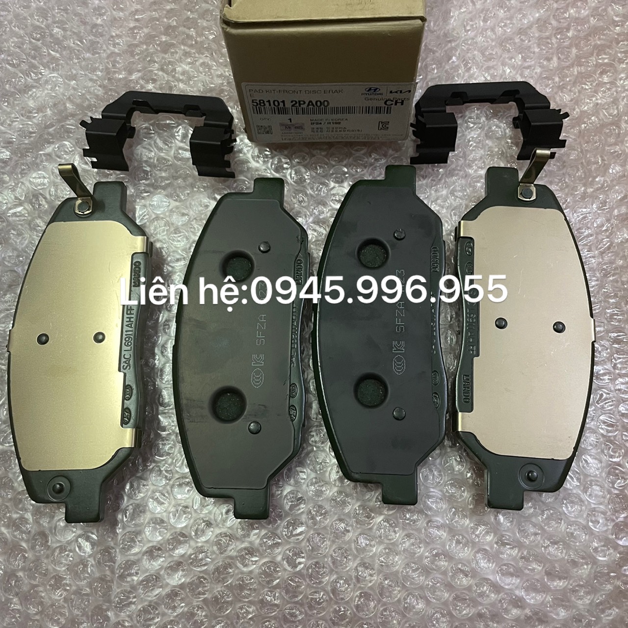 Má phanh trước Kia Sorento 2010 581012PA00