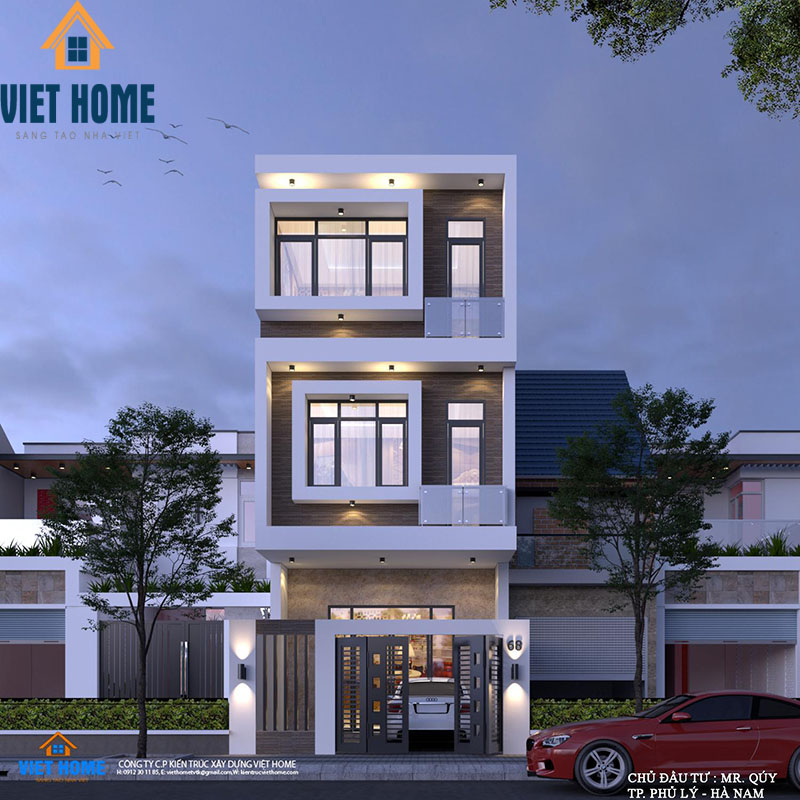 mẫu thiết kế nhà anh quý
