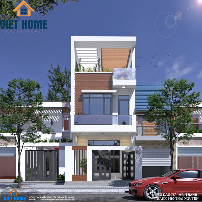 thiết kế nhà phố đẹp