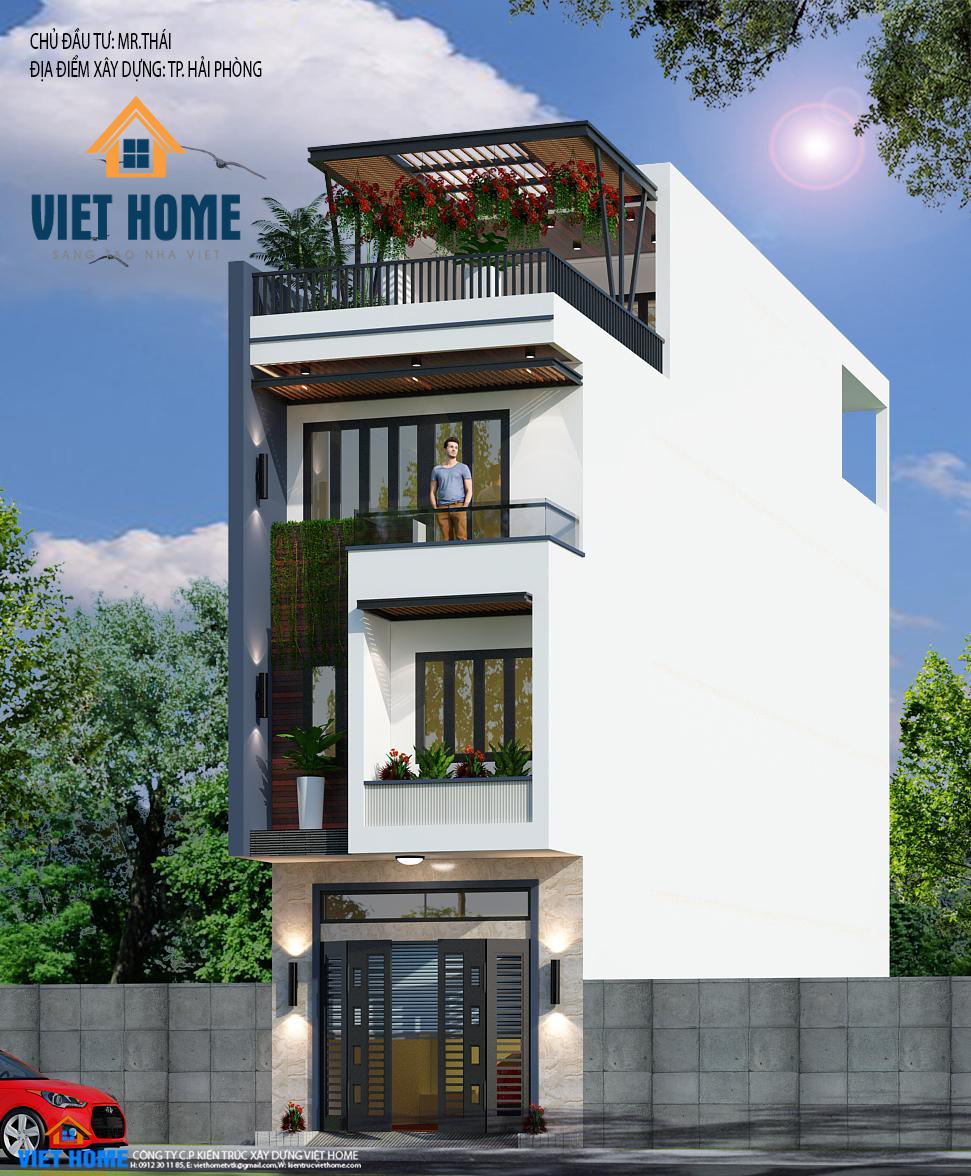 mẫu thiết kế nhà phố hiện đại