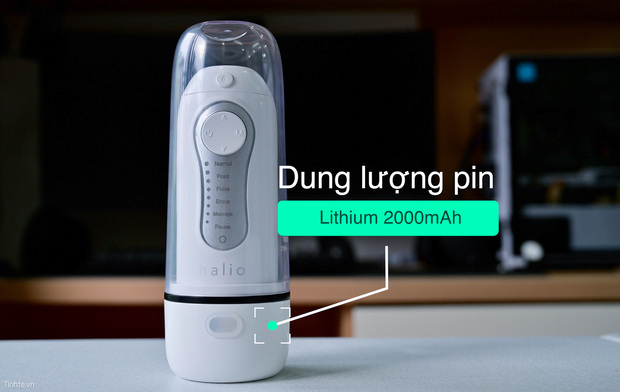 Dung lượng pin của máy tăm nước