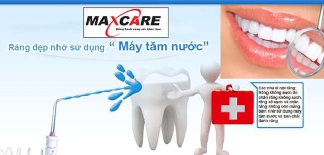 Máy tăm nước Maxcare, thiết bị giúp vệ sinh răng miệng bạn