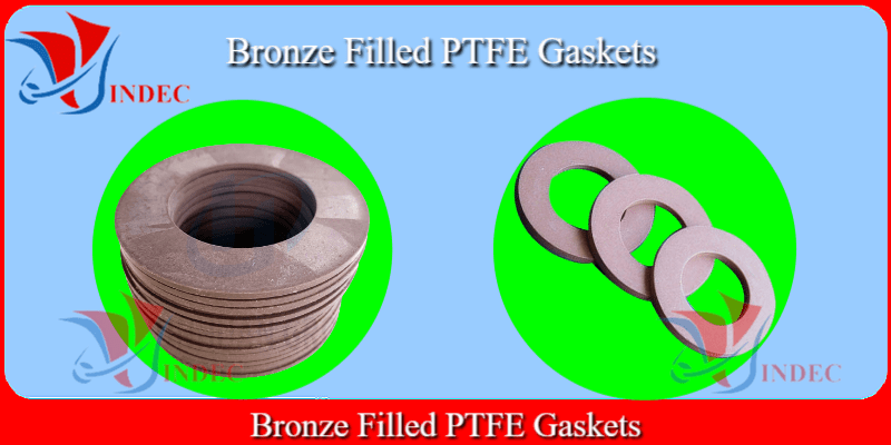 Bronze Filled PTFE Gasket, gioăng ptfe pha đồng, gioăng teflon pha đồng