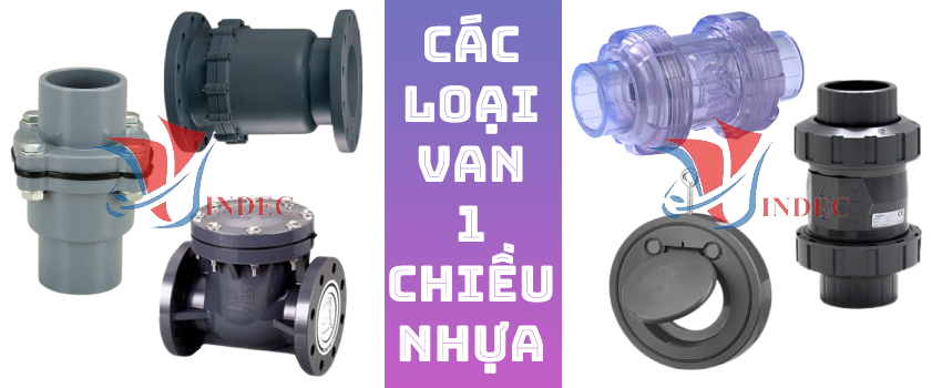 các loại van 1 chiều nhựa