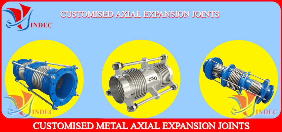 khớp nối giãn nở inox là gì, Customised Axial Expansion Joints