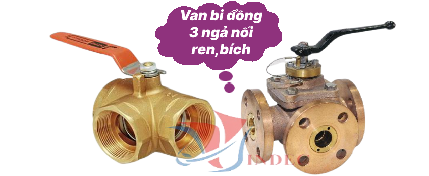 Van bi đồng 3 ngả