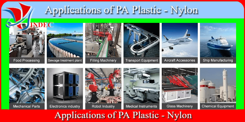 Applications of PA Plastic - Nylon, ứng dụng  nhựa pa, ứng dụng nhựa nylon