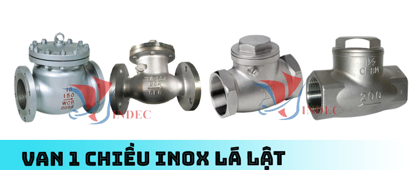 van 1 chiều inox lá lật 