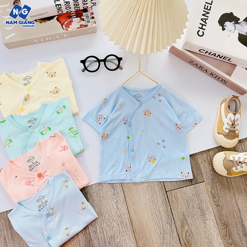 ao-so-sinh-coc-tay-hg-kids-vat-lech-100-cotton-hoa-tiet-cho-be-0-9-thang