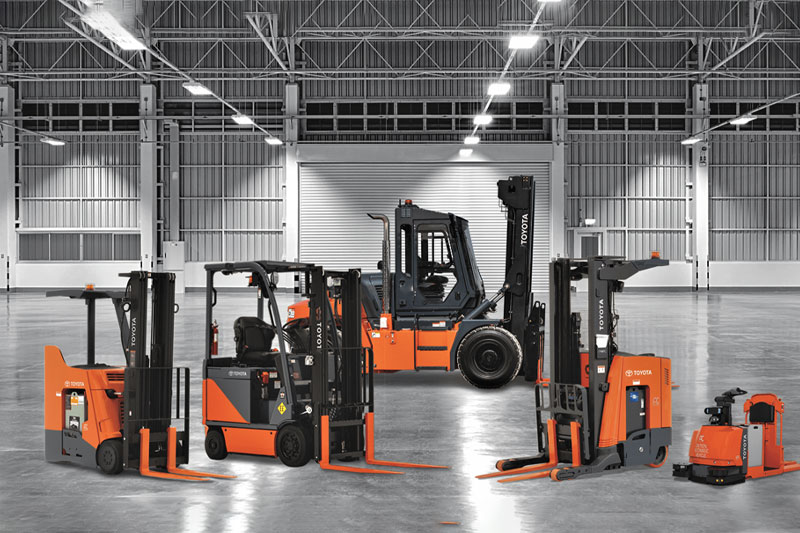 Các sản phẩm xe nâng Toyota