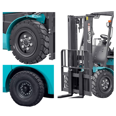 Lốp xe và cột trụ