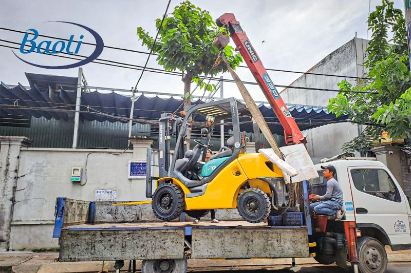 Thao tác cẩu xe nâng đúng cách