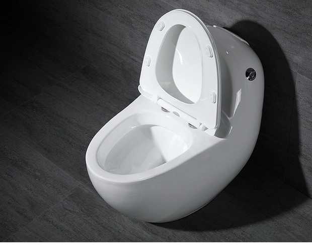 bàn cầu trứng độc lạ