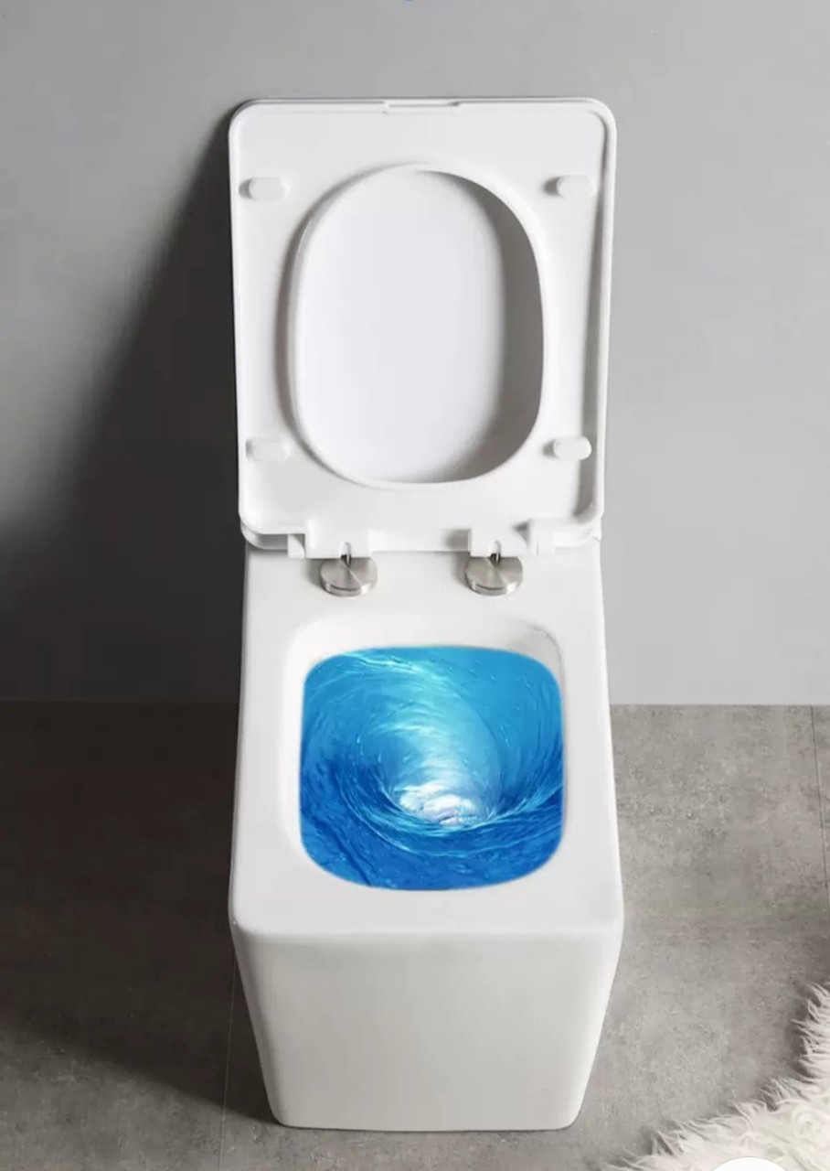 bồn cầu ống thoát lớn