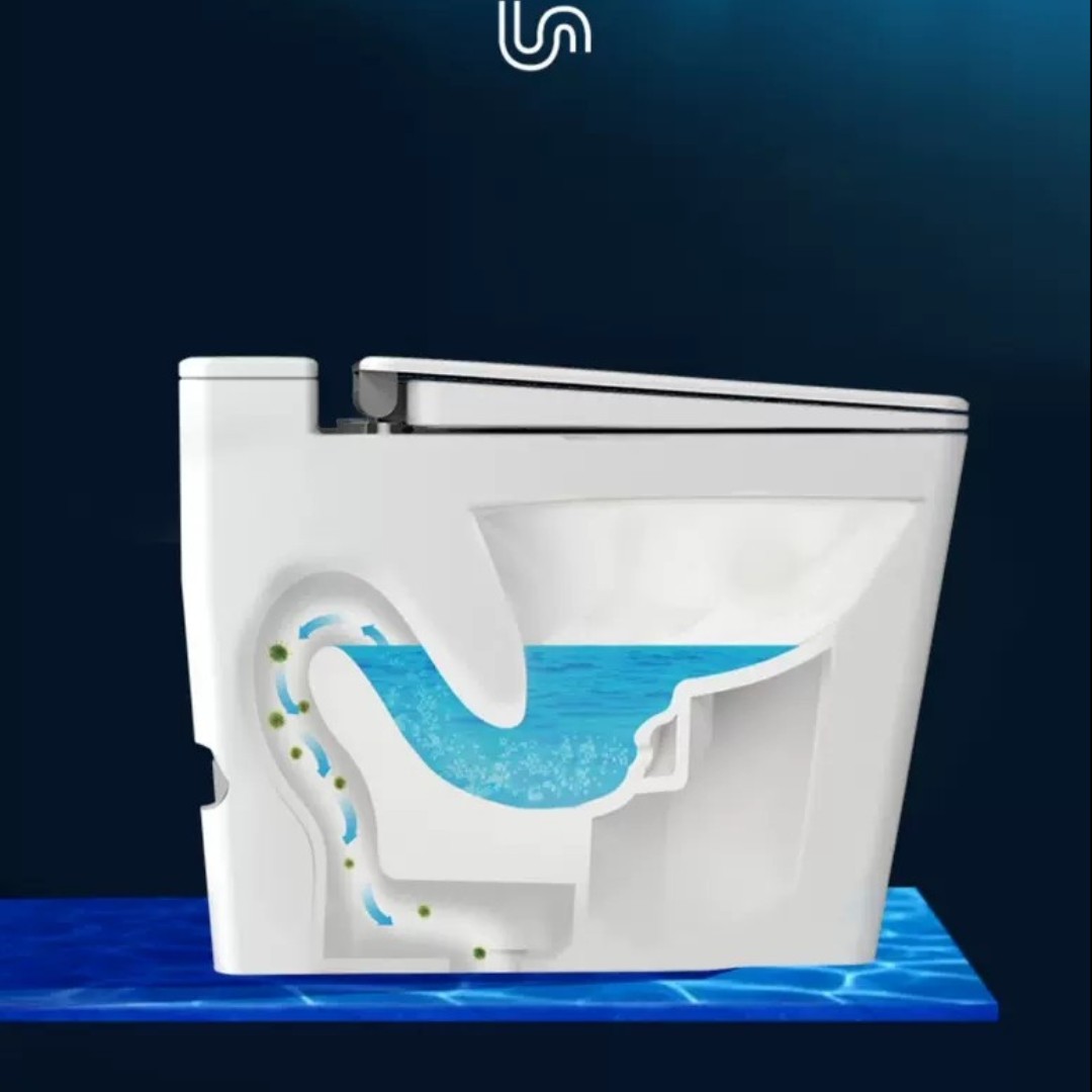 bồn cầu ống thoát lớn