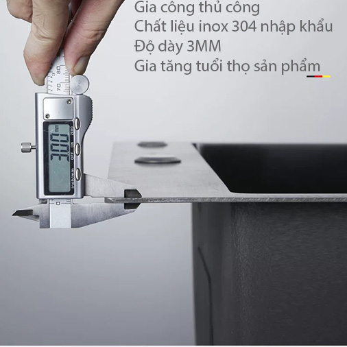 chậu rửa chén kích thước to