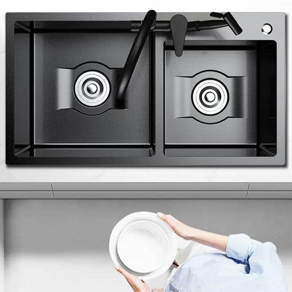 chậu rửa bát nano chống xước