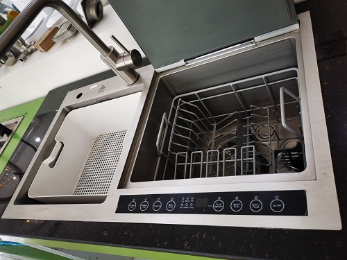 máy rửa bát kết hợp chậu rửa bát