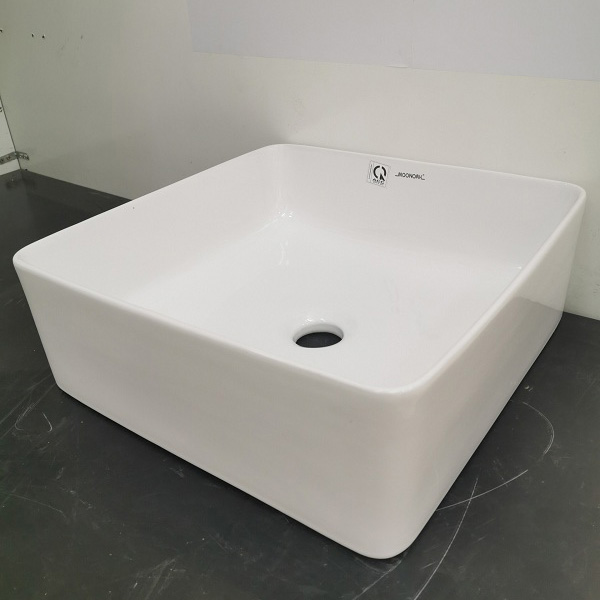  chậu lavabo vuông bàn đá