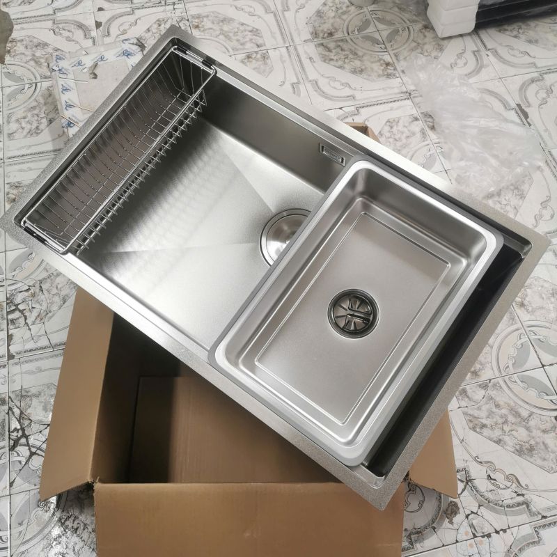 chậu rửa bát 1 hố âm bàn đá Grunder