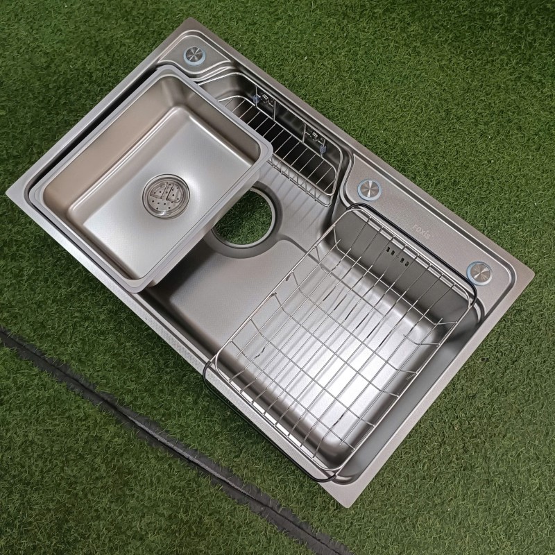 chậu rửa bát 1 hố FOIXS kích thước 7546