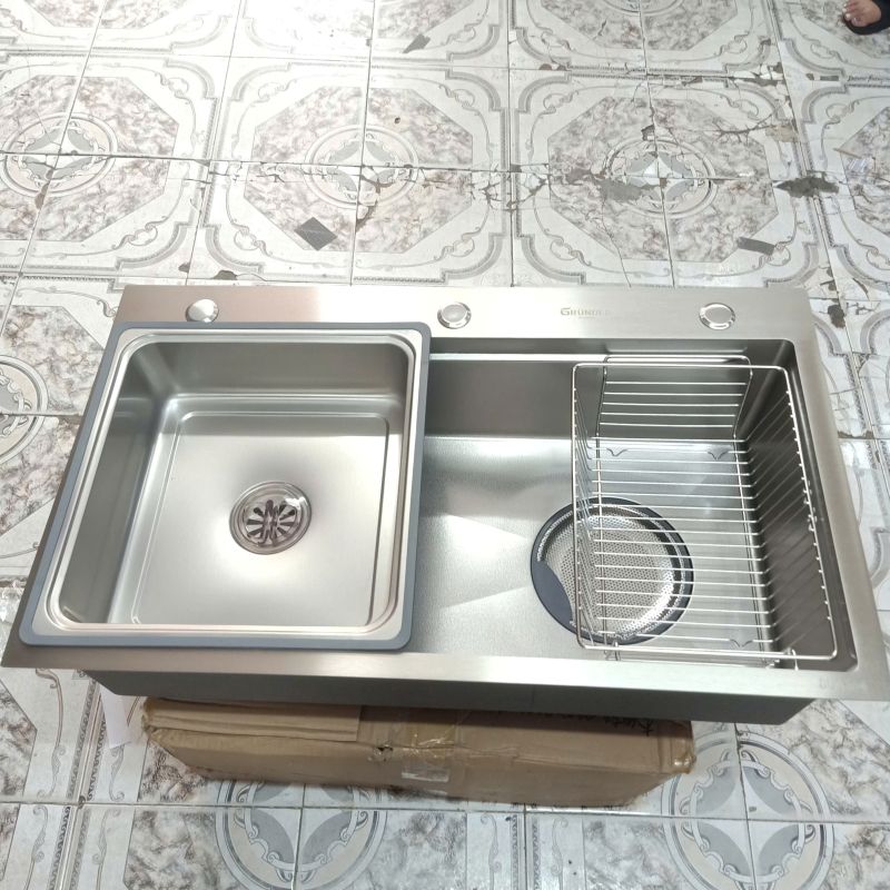chậu rửa bát 1 hố grunder
