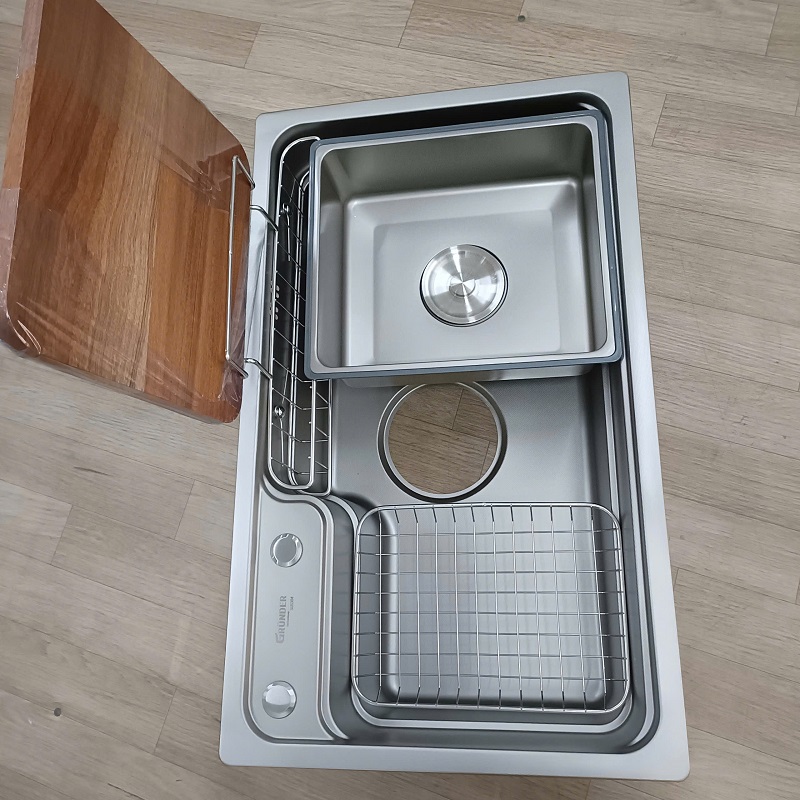 chậu rửa bát 1 hố phong cách Nhật Bản