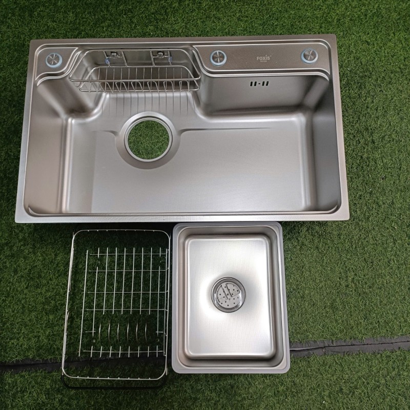 chậu rửa bát 1 hố FOIXS kích thước 7546